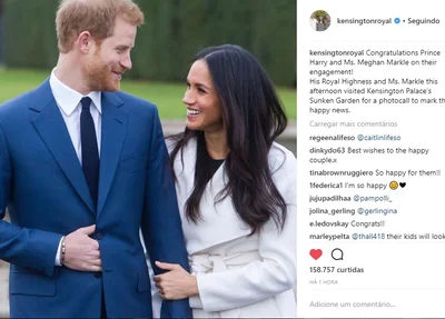Noivado Príncipe Harry e atriz Meghan Markle