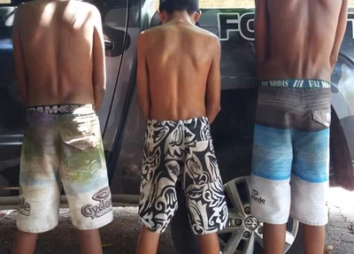 Menores apreendidos