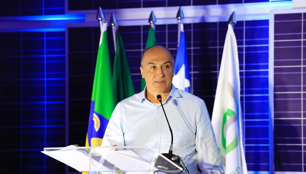 Políticos no Complexo Solar Nova Olinda em Ribeira do PI