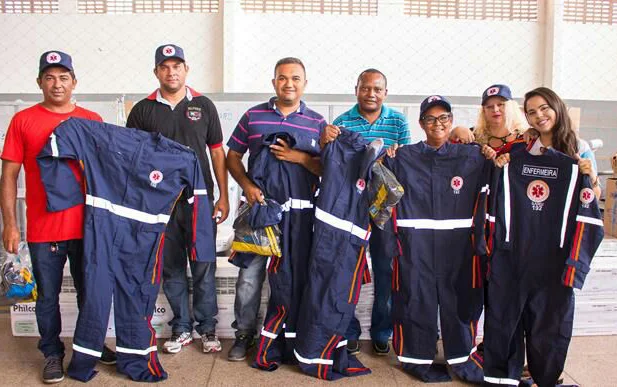 Prefeitura de Cocal realiza entrega de novos fardamentos do Samu