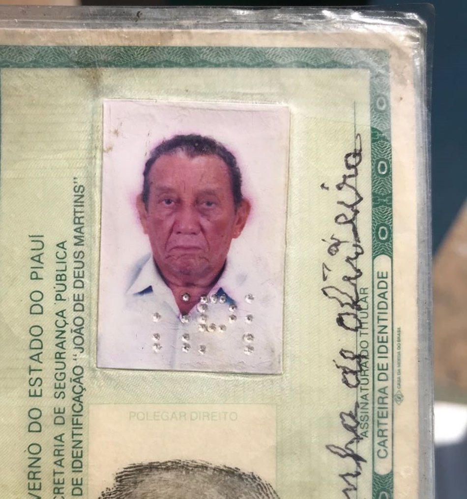 Identidade da vÃtima