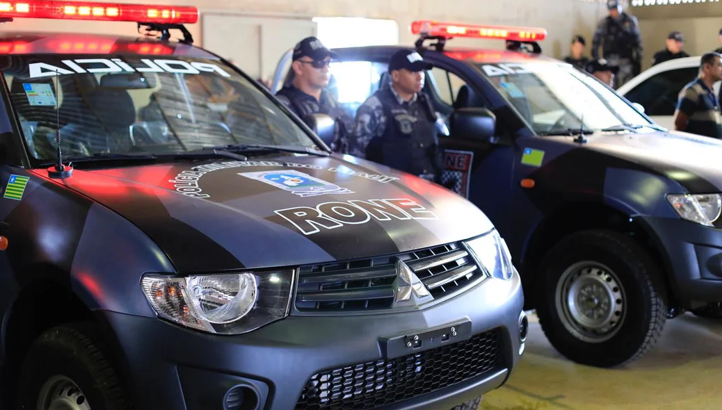 Wellington Dias entrega viaturas a Polícia Militar