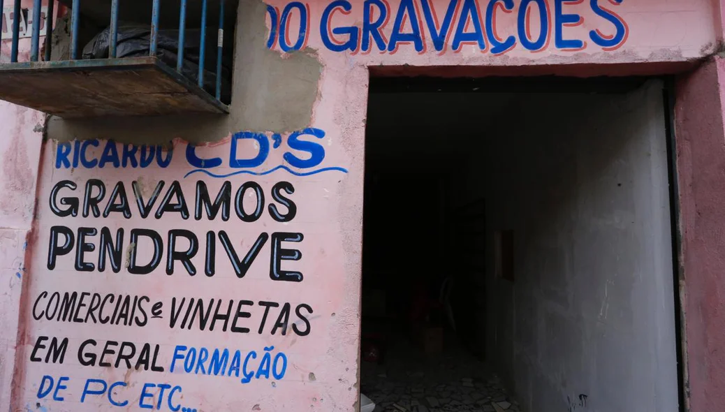 Local onde apreenderam produtos