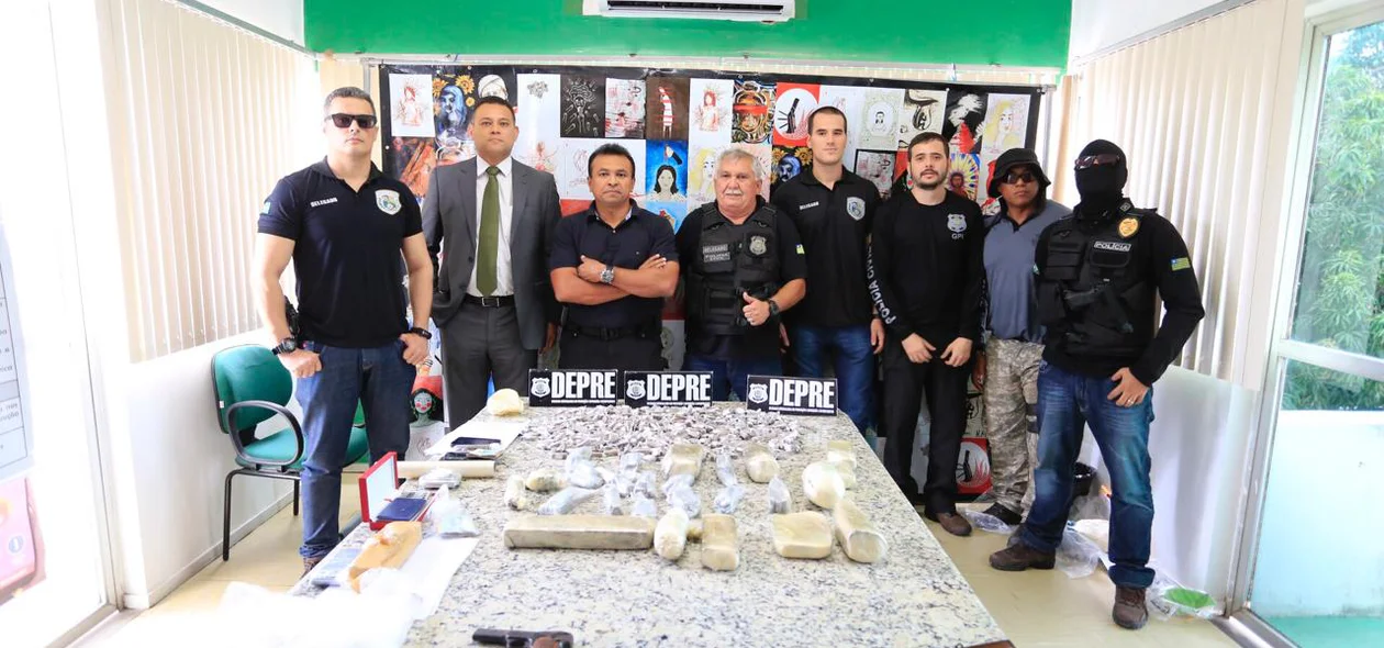 Secretário Fábio Abreu e equipe que realizou a operação 