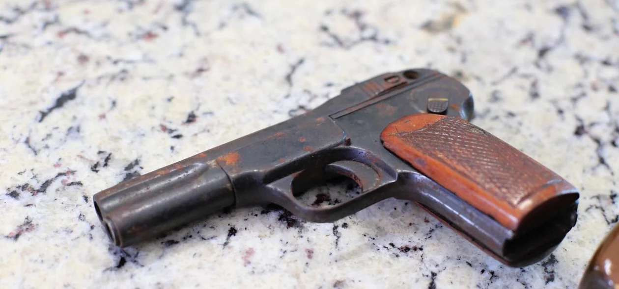 Várias armas foram apreendidas 