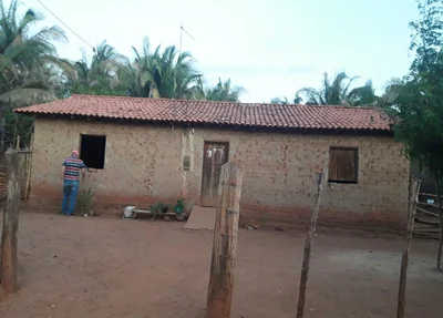 Residência onde ocorreu o feminicídio