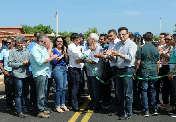 Inauguração de estrada no povoado Coroa de São Remígio