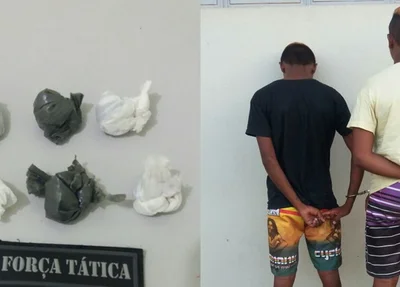Menores e material apreendidos em União