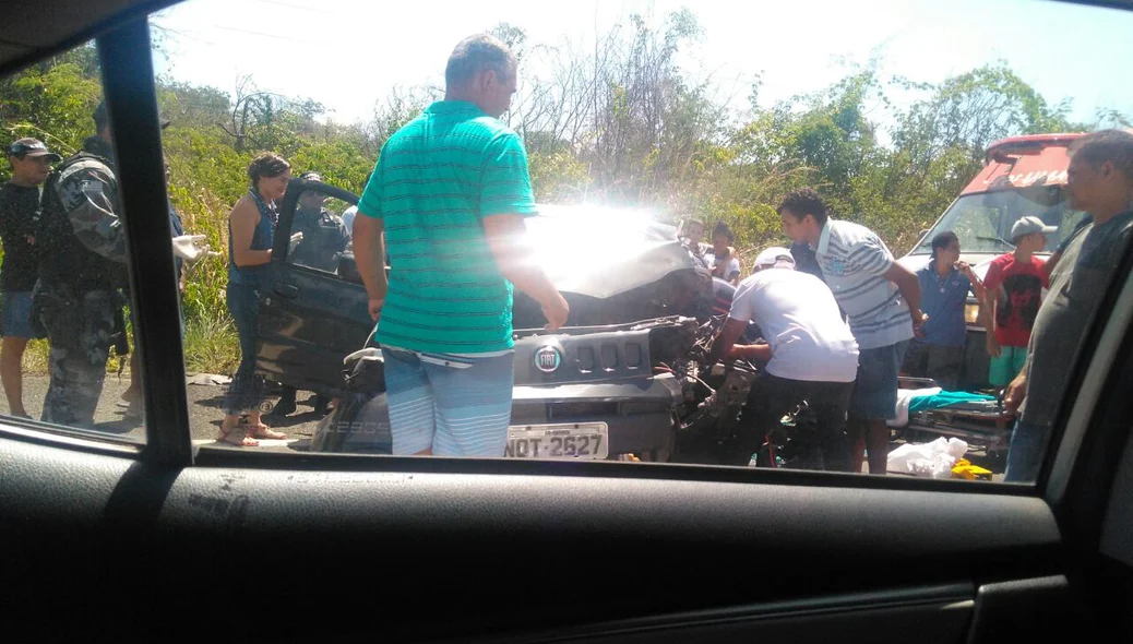 Acidente com vítima grave na BR 343