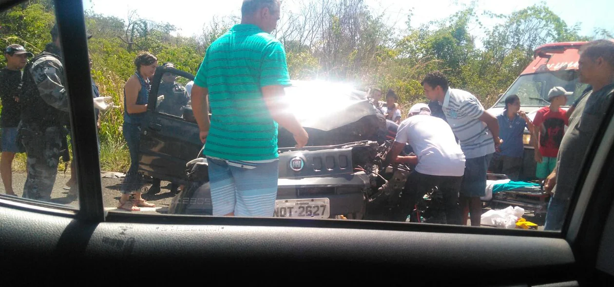 Acidente com vítima grave na BR 343