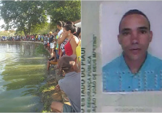 Lago onde ocorreram os afogamentos e uma das vítimas 