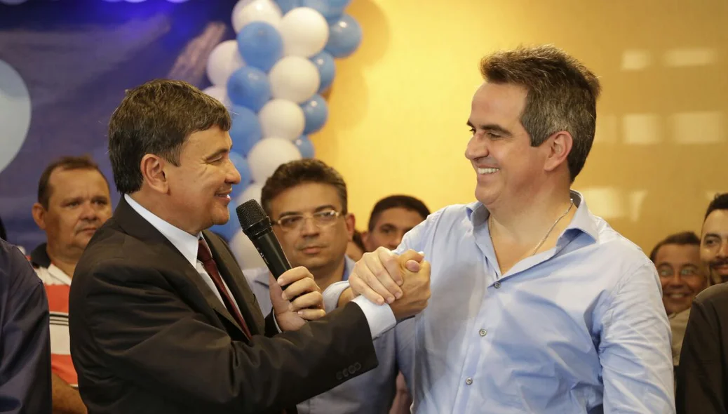 Wellington ao lado de Ciro Nogueira 