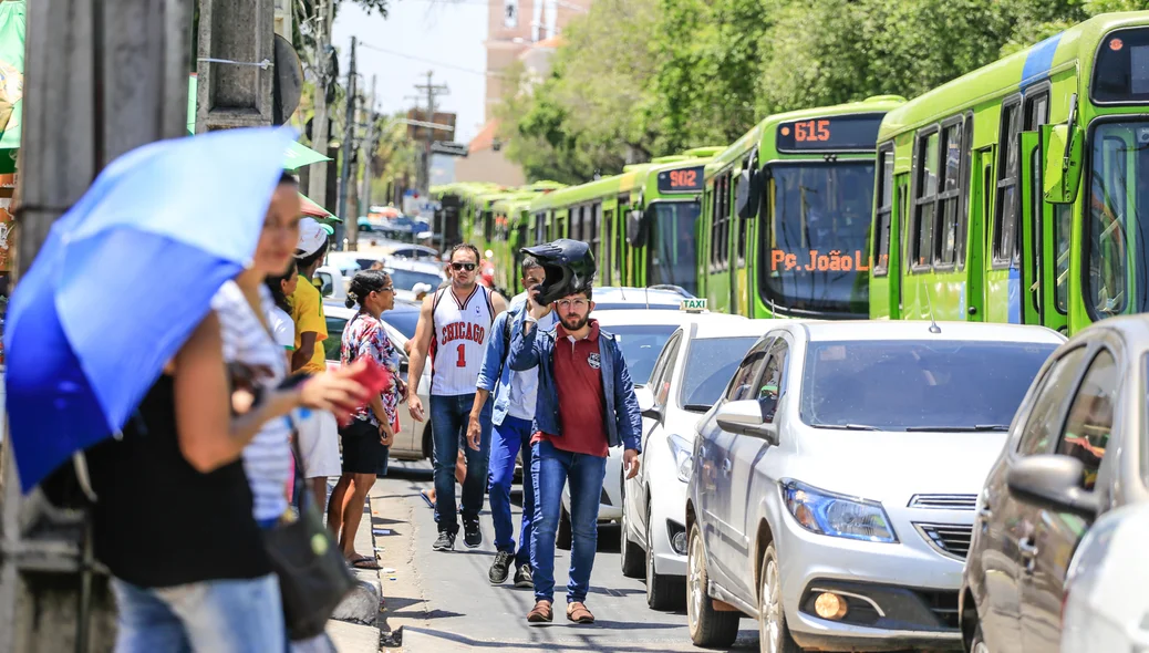 Congestionamento na Frei Serafim 