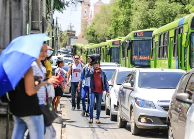 Congestionamento na Frei Serafim 