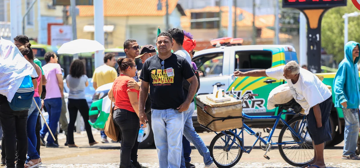 Manifestação na frei serafim 