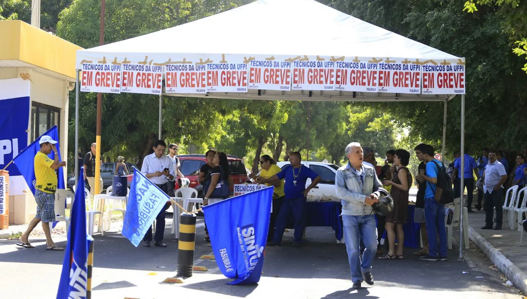 Trabalhadores fazem paralisação contra a Reforma da Previdência