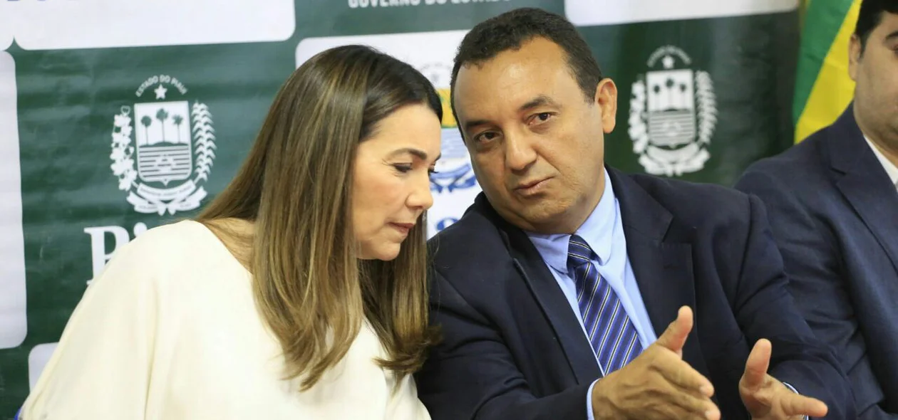 Vice-governadora Margarete Coelho e reitor da Uespi, Nouga Cardoso