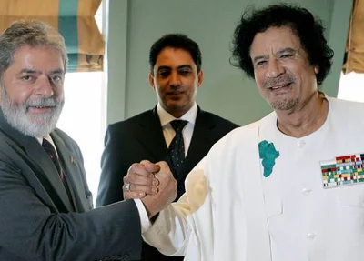Lula e Kadafi