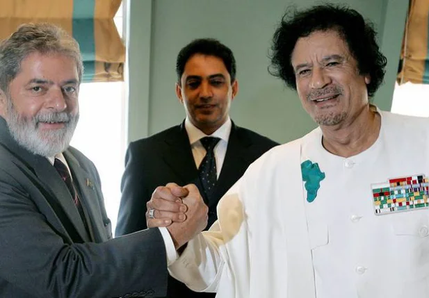 Lula e Kadafi