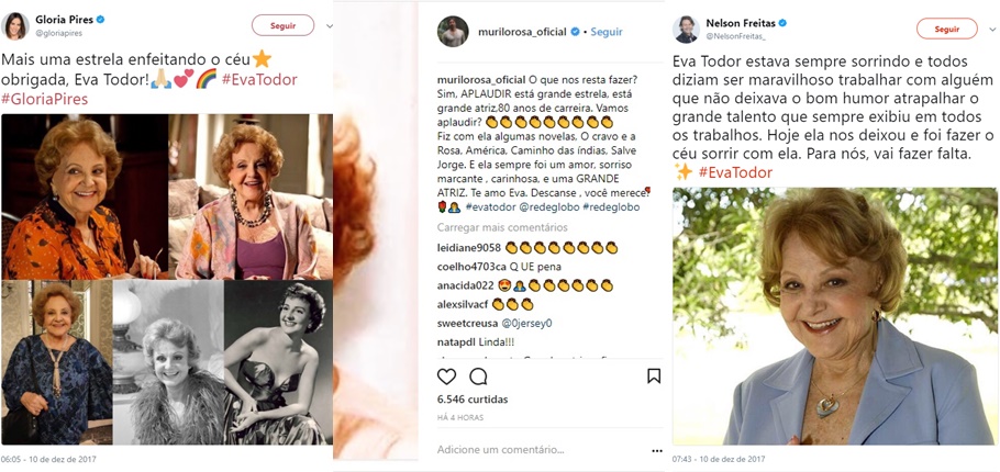 Homenagens a Atriz Eva Todor