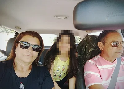 Wilsônia, Carlos Alberto e neta 