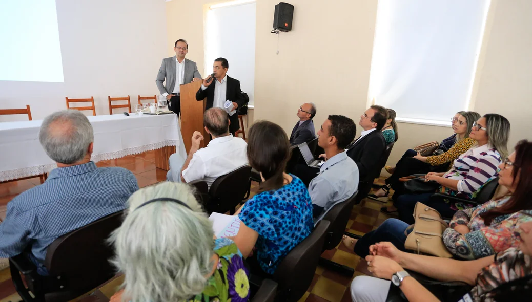 Audiência onde foi apresentado o relatório 