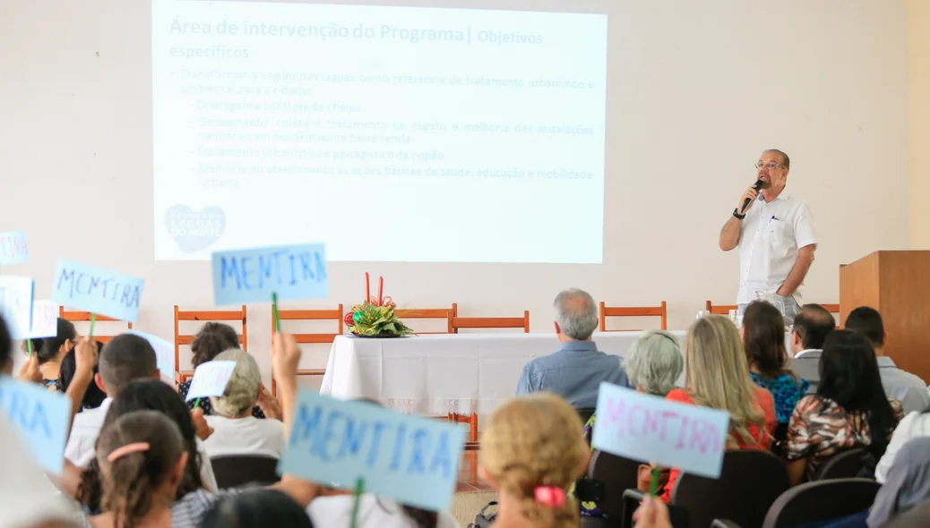 Cletto Baratta falando sobre a importância do projeto 