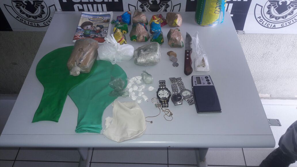 Materiais apreendidos foram encaminhados para a DEPRE