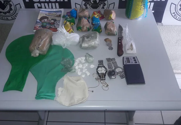 Materiais apreendidos foram encaminhados para a DEPRE