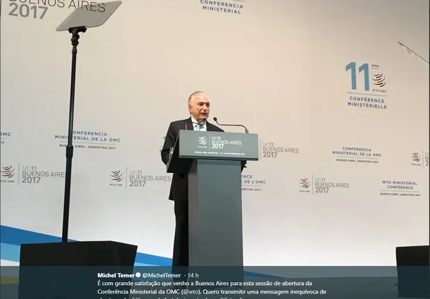 Presidente Temer em Buenos Aires 