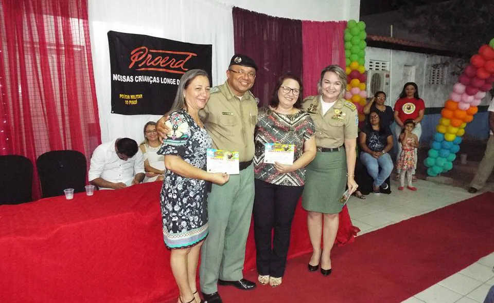 Solenidade de entrega de certificados do Proerd em Esperantina