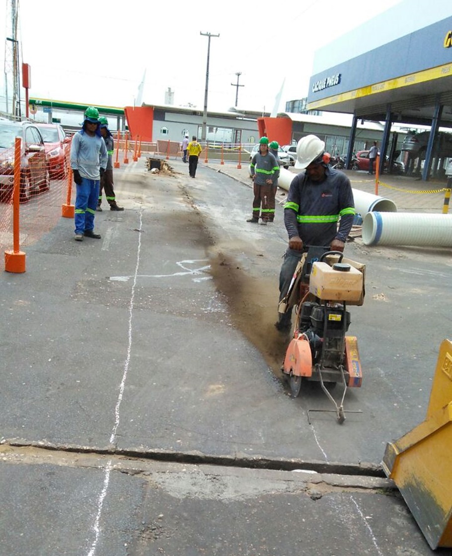 Obras na zona leste 