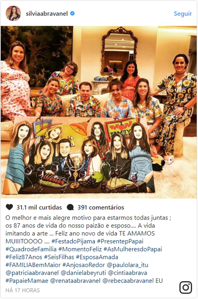 Aniversário de 87 anos de Silvio Santos