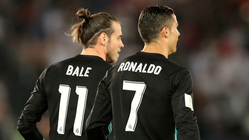 Bale e Ronaldo, autores dos dois gols do Real Madri
