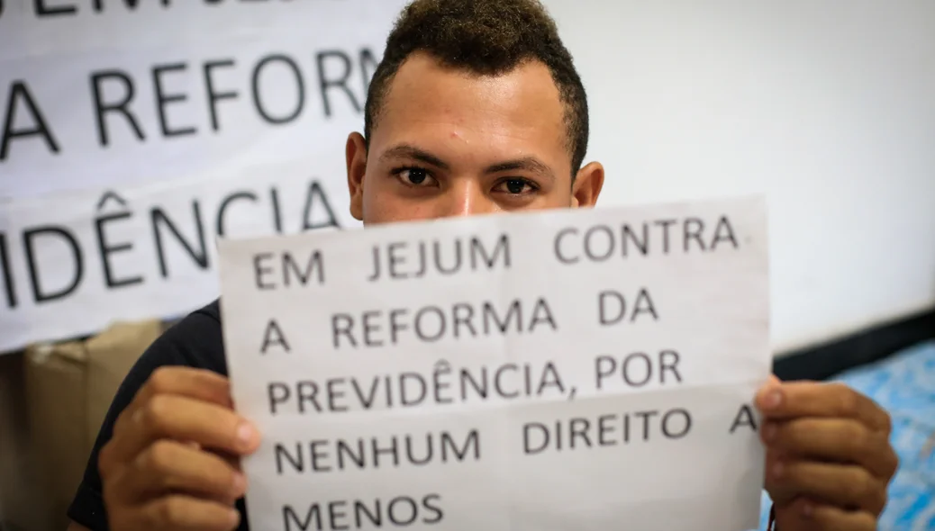  Jejum contra a reforma da previdência