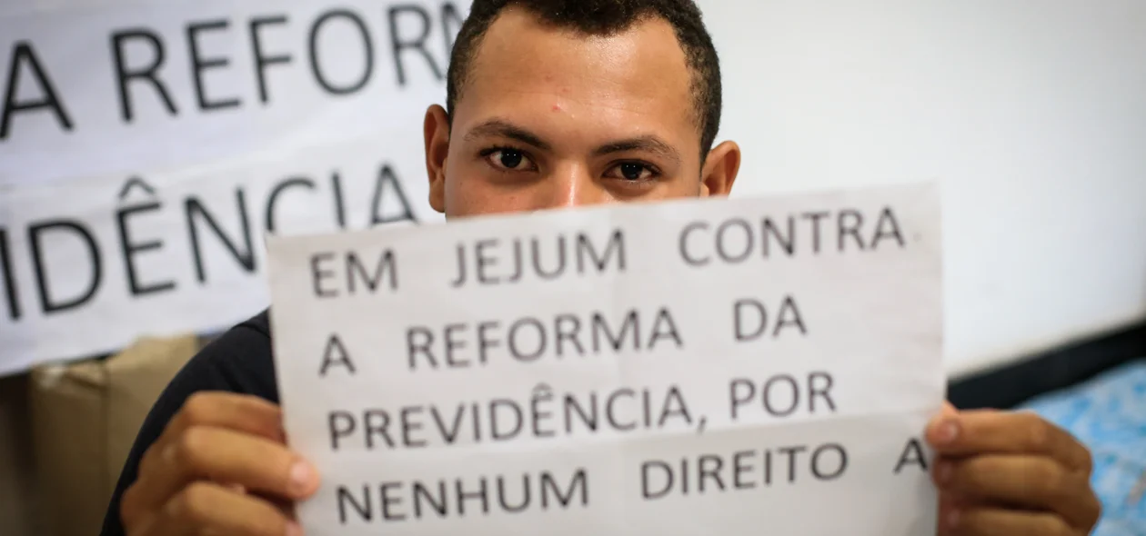  Jejum contra a reforma da previdência