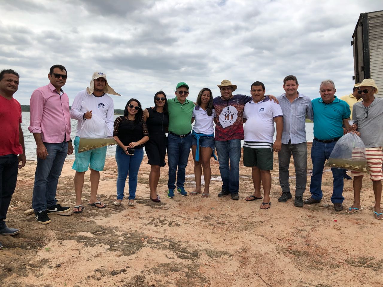 Ação de Peixamento no sul do Piauí