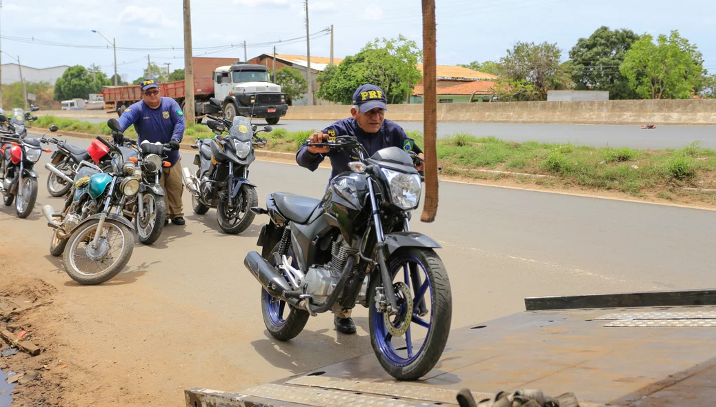 Apreensão de motos  
