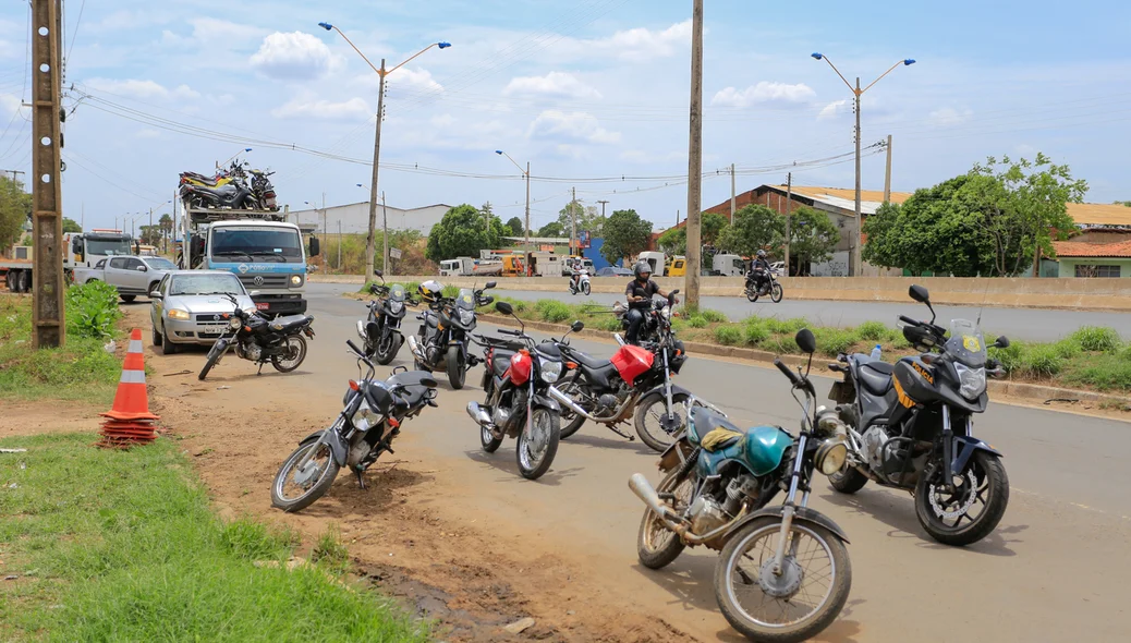 Motos apreendidas 
