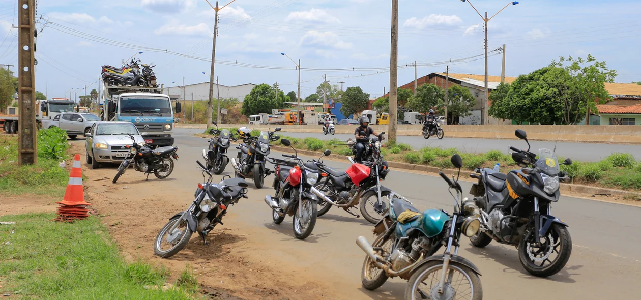 Motos apreendidas 