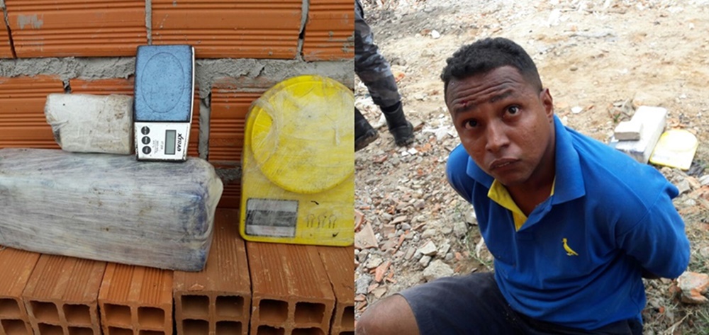 Ocorrência de drogas no bairro Nova Brasília 