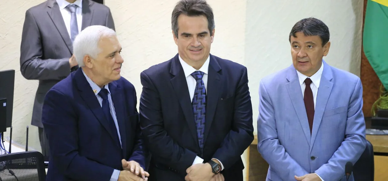 Themístocles Filho , Ciro Nogueira e Wellington Dias