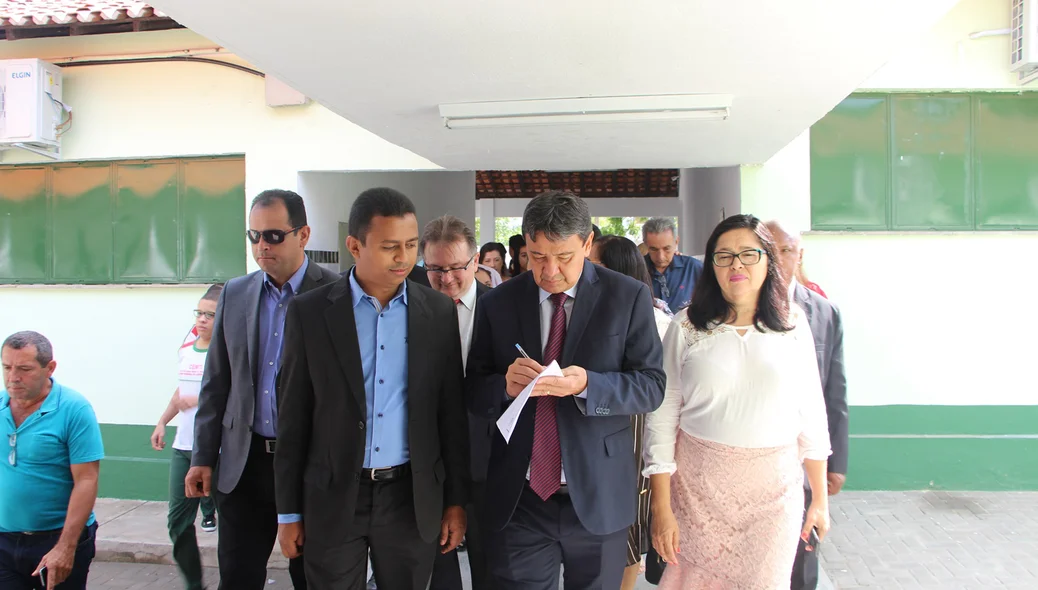 Visita na unidade escolar