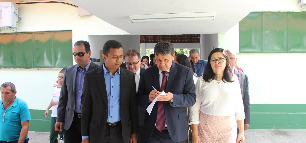 Visita na unidade escolar