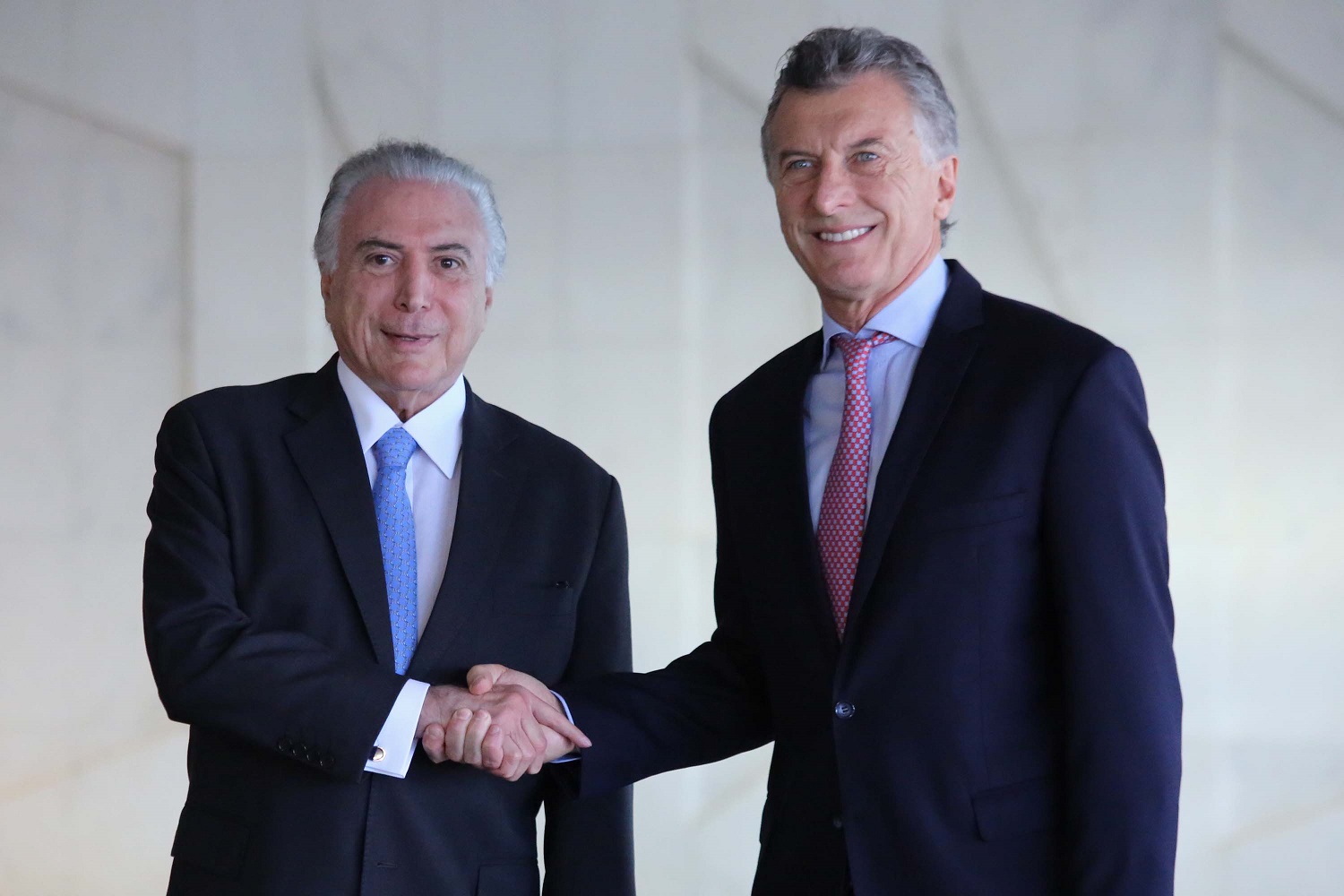 Michel Temer recebe o presidente da Argentina, Mauricio Macri
