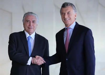 Michel Temer recebe o presidente da Argentina, Mauricio Macri
