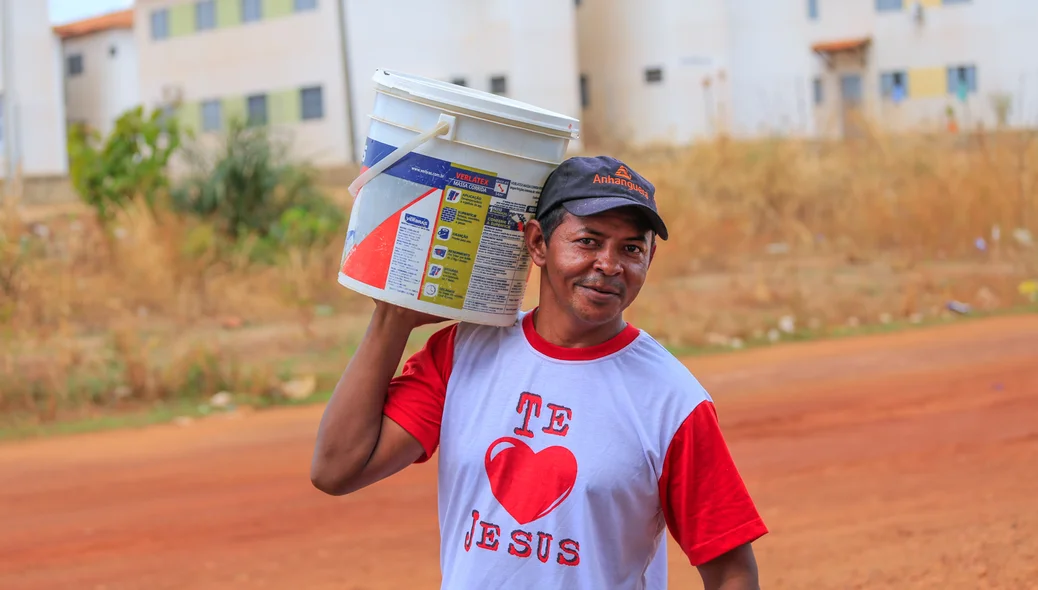João Rosa, morador do residencial Sigefredo Pacheco