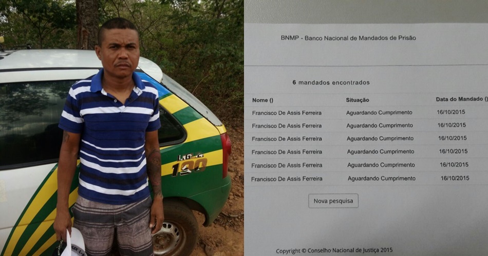 Foragido da Justiça de São Paulo é preso em blitz no Piauí