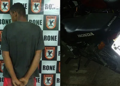Suspeito é preso com moto roubada em Teresina