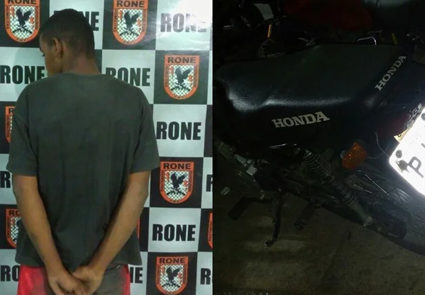 Suspeito é preso com moto roubada em Teresina